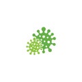 Bacterial virus icon Royalty Free Stock Photo