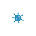 Bacterial Virus icon Royalty Free Stock Photo