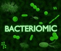 Bacteriomic Profiling with variety of bacteria species in green