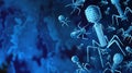 Bacteriophage and Phage Virus background
