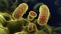 bacterium causing an infection Royalty Free Stock Photo