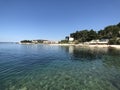 Bacvice beach in Split Royalty Free Stock Photo