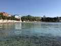 Bacvice beach in Split Royalty Free Stock Photo