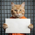 bad cat mockup mock up Royalty Free Stock Photo