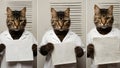 bad cat mockup mock up Royalty Free Stock Photo