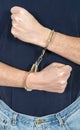 Bad Crook, Man Wearing Handcuffs, Law and Order