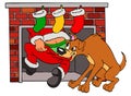 Bad Dog & Santa Claus Christmas