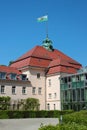 Bad Elster, Germany - May 28, 2023: The Albert Baths (Albert Bad) in Bad Elster spa town in Vogtland, Saxony