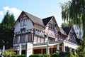 Bad Ems, Germany - 08 25 2021: close beautiful cafe in lockdown