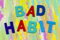 Bad habit decision replace attitude behavior no smoking habits