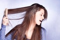 Bad hair day Royalty Free Stock Photo
