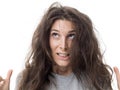 Bad hair day Royalty Free Stock Photo