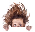 Bad hair day banner Royalty Free Stock Photo