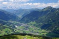 Bad Hofgastein village in valley Royalty Free Stock Photo