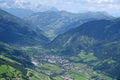 Bad Hofgastein village in valley landscape Royalty Free Stock Photo