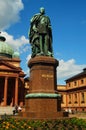 Monument to Kaiser Wilhelm I in Bad Homburg Royalty Free Stock Photo