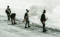 Celebratory gunfire performed by the shooters from the Association of the DÃÂ´Ischler .marksmansguild