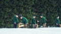 Celebratory gunfire performed by the shooters from the Association of the DÃÂ´Ischler .marksmansguild