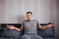 Bad mood in the morning. Men`s health problems and impotence and prostatitis