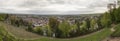 Bad nauheim hessen germany from above high definition panorama Royalty Free Stock Photo