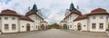 Bad nauheim sprudelhof hessen germany high definition panorama Royalty Free Stock Photo