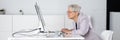 Bad Posture Sitting In Office Chair Royalty Free Stock Photo