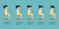 The bad smart phone postures