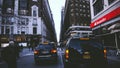 Traffic in New York Royalty Free Stock Photo