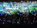 Bad TV signal, television interference, color digital noise. Abstract background