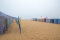 Bad weather at the beach Royalty Free Stock Photo