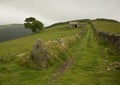 Bad weather in Exmoor National Park