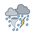 Bad Weather Vector Icon