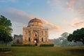 Bada Gumbad Complex at early morning in Lodi Garden Monuments