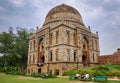 Bada Gumbad mosque in Lodi Gardens in New Delhi