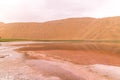 Badain Jaran Desert with sand dunes Royalty Free Stock Photo