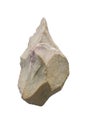 Trihedral from Guadiana basin. Acheulean stone tool from Lower Paleolithic Royalty Free Stock Photo