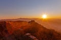 Badaling Great Wall in sunset