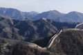 Badaling Great Wall in Yanqing County Beijing China built in 1504 during the Ming Dynasty 1015 metres above sea level Royalty Free Stock Photo