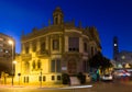 Badalona in evening. Barcelona