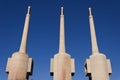 Badalona thermal power station chimneys