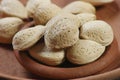 Badam shell or Almonds