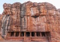 Entrance to Cave 3 Temple, Badami, Karnataka, India