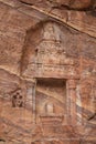 Hindu reliefs at the temples in Badami Late afternoon Royalty Free Stock Photo