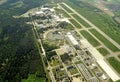 Baden Airpark aerial Royalty Free Stock Photo