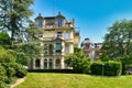 Baden-Baden, Germany - Private villa in historic park called `Lichtentaler Alle` in health resort town