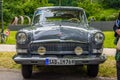 BADEN BADEN, GERMANY - JULY 2019: russian gray GAZ 22 21 VOLGA 1962 1970 estate universal combi family car from USSR Soviet Union
