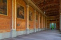 Baden Baden, September 23, 2020: Arcade in the Trinkhalle buildi