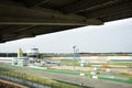 Hockenheimring, a motor racing course at Hockenheim city in Stuttgart, Germany Royalty Free Stock Photo