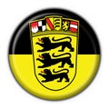 Baden WÃÂ¼rttemberg button flag round shape