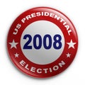 Badge - 2008 election Royalty Free Stock Photo